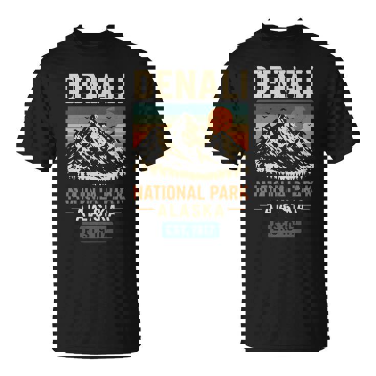 Denali National Park Alaska Est 1917 T-Shirt
