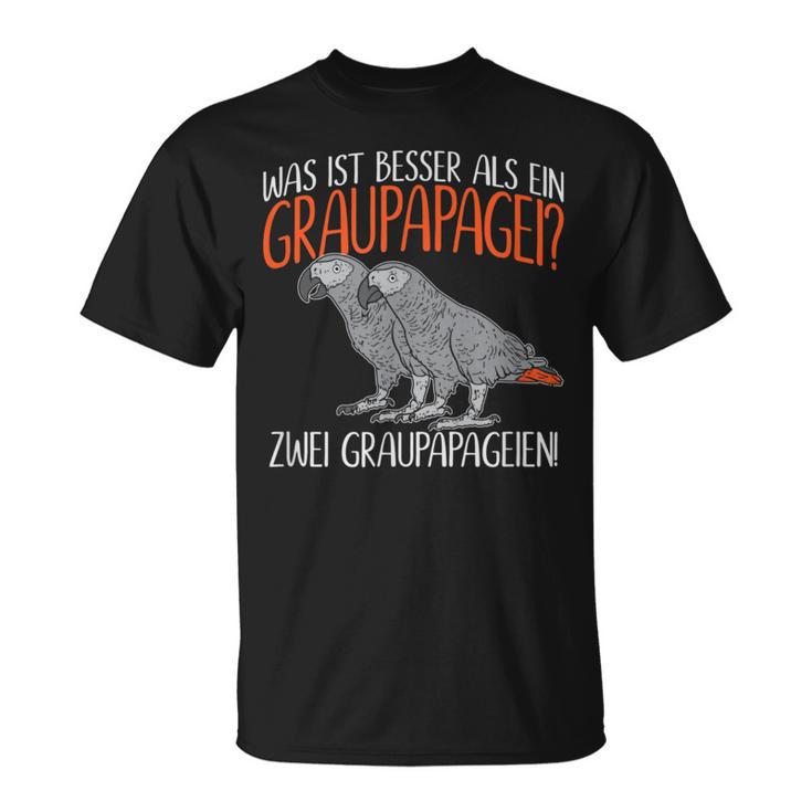 Deux Oiseaux Gris Du Gabon Quel Meilleur Qu'un Oiseau Gris Du Gabon T-Shirt