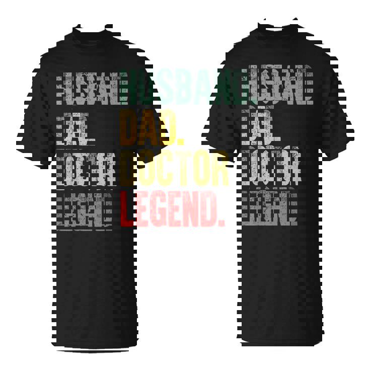 Divertente Camiciaintage Marito Papà Medico Leggenda Retrò Maglietta