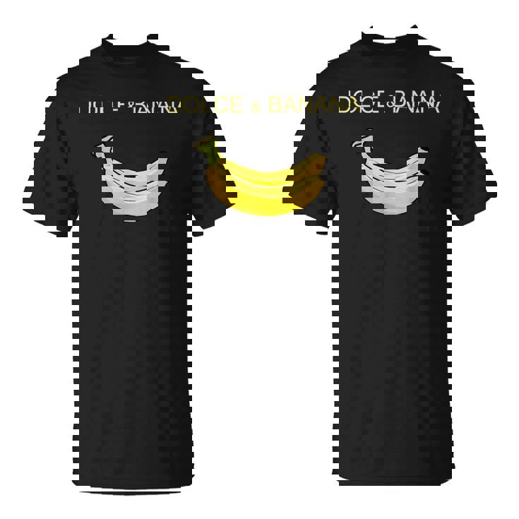 Dolce And Banana ファニーキュートグラフィックデザインバナナtシャツ Tシャツ