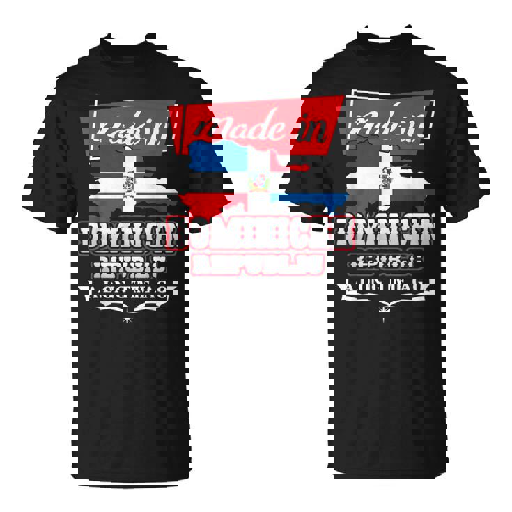 Dominican Republic Long Ago Country Flag Dr Native Tシャツ