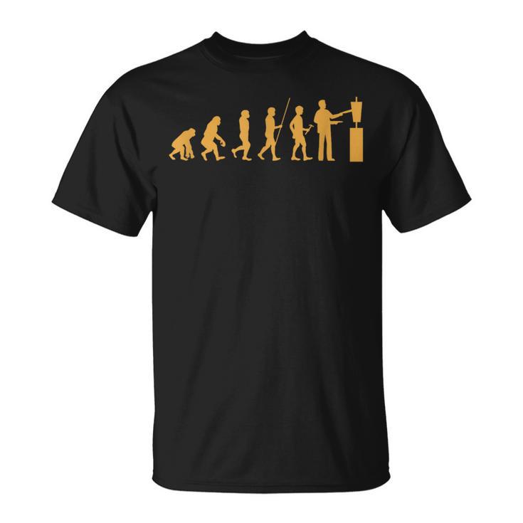 Donateur Kebab Évolution Rôtisserie Pita Pain Plat Cadeau T-Shirt
