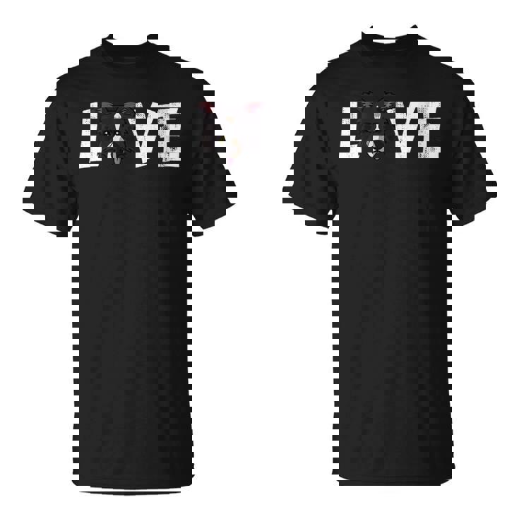 Donna Cane Mamma Cane Papà Proprietario Border Collie Love-R Con Collo A Maglietta