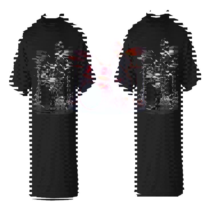 Drums ドラマーバンド ドラムセット ドラムセット Tシャツ