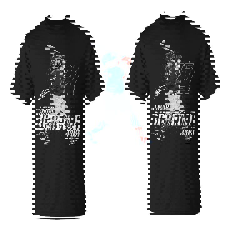 Dynamic Poseladimir Guerrero Jr Toronto Baseball Mlbpa Tシャツ