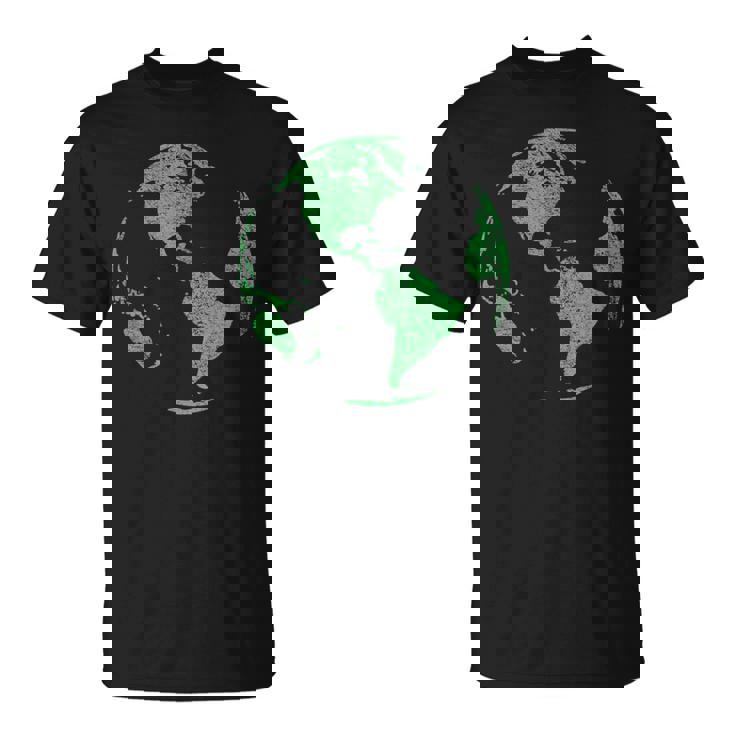 Earth Dayave Our Planet Climate Change 地球儀 世界地図 Tシャツ