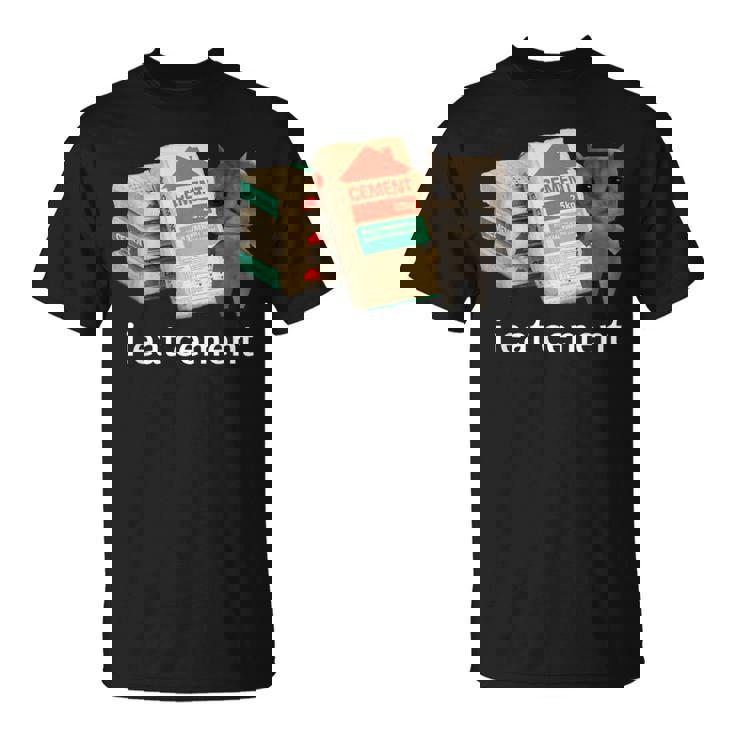 I Eat Cement 猫シャツ キッズ 面白い ダンク 猫 ミーム Tシャツ