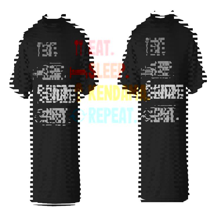 Eatleep けん玉リピート Tシャツ