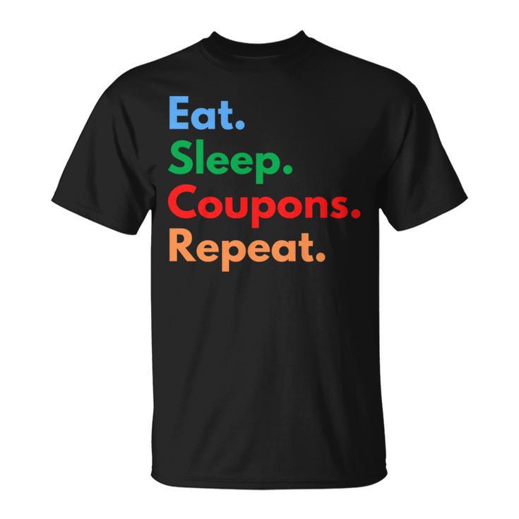 Eatleep クーポンリピート クーポンコレクター&クーポン愛好家 長袖tシャツ Tシャツ