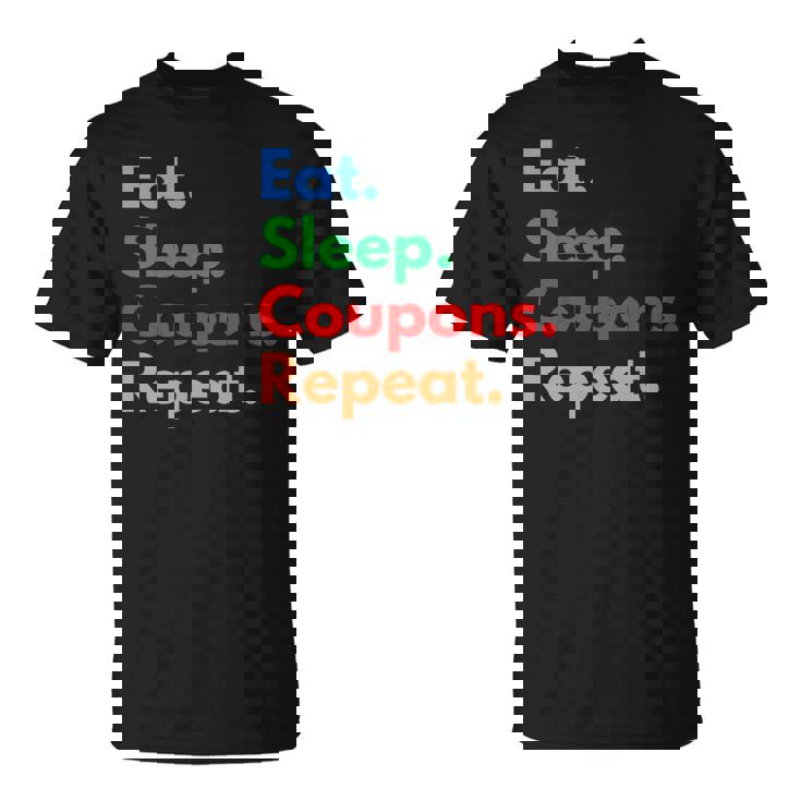 Eatleep クーポンリピート クーポンコレクター&クーポン愛好家 長袖tシャツ Tシャツ