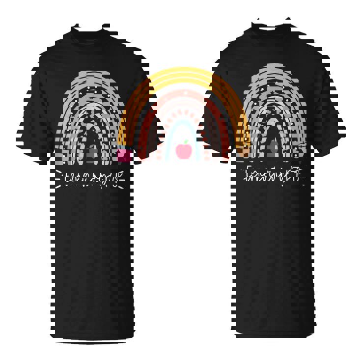 Elementary PTO Rainbow Parent Teacher Organization Student T-Shirt