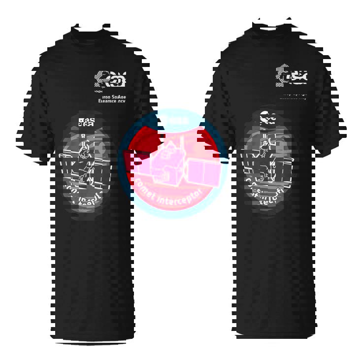 Esa欧州宇宙機関ミッション彗星迎撃パッチ Tシャツ