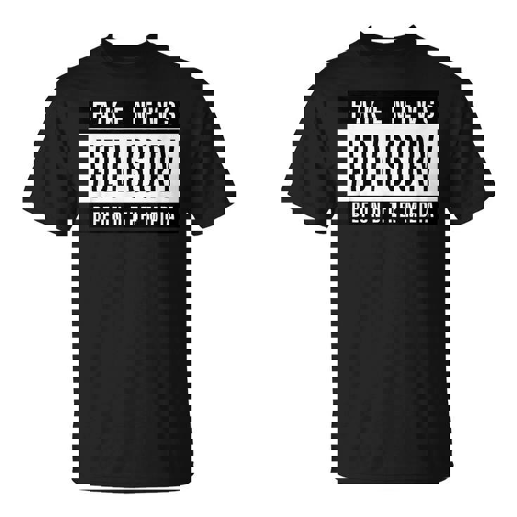 Fake News Advisory Defund The Media Tシャツ