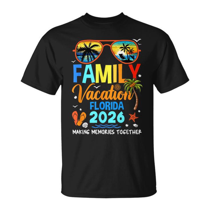 Family Vacation Florida 2026 Family Vacation Together T-Shirt