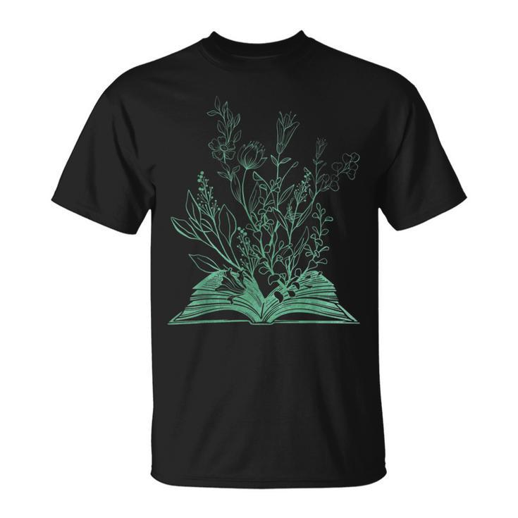 Fleurauvage Amoureuse Des Livres T-Shirt