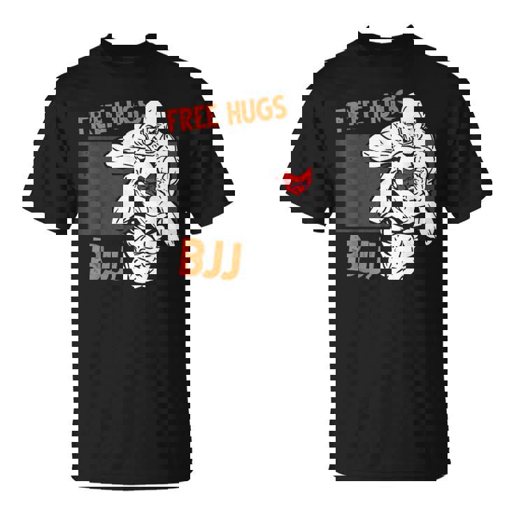 Free Hugs ブラジリアン柔術 Bjj 格闘技 面白い総合格闘技 Tシャツ