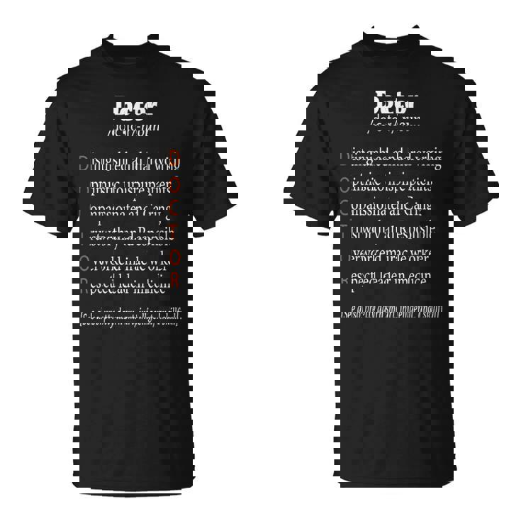 Fun Doctor Definition 医師シャツ 外科医へのギフトに Tシャツ