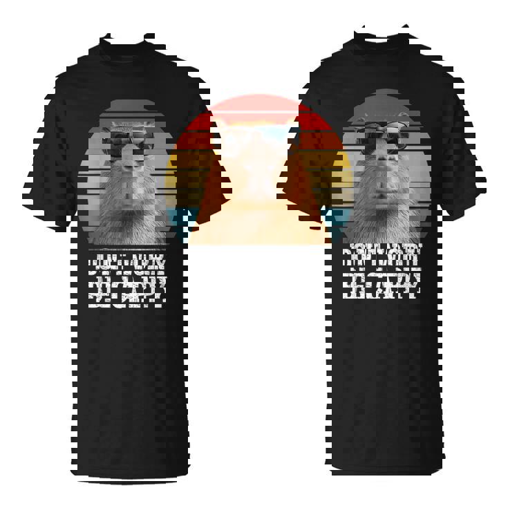 Capybara Be Cappy For Adults Capybara Love T-Shirt