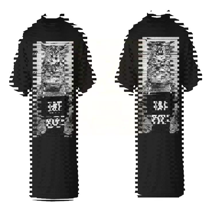 Cats Picture I Hate Peopleaying Tシャツ