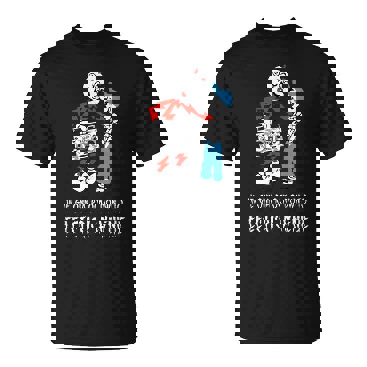 Reddy Kilowatt Electric Avenue 80年代ブームボックス ビンテージ Tシャツ