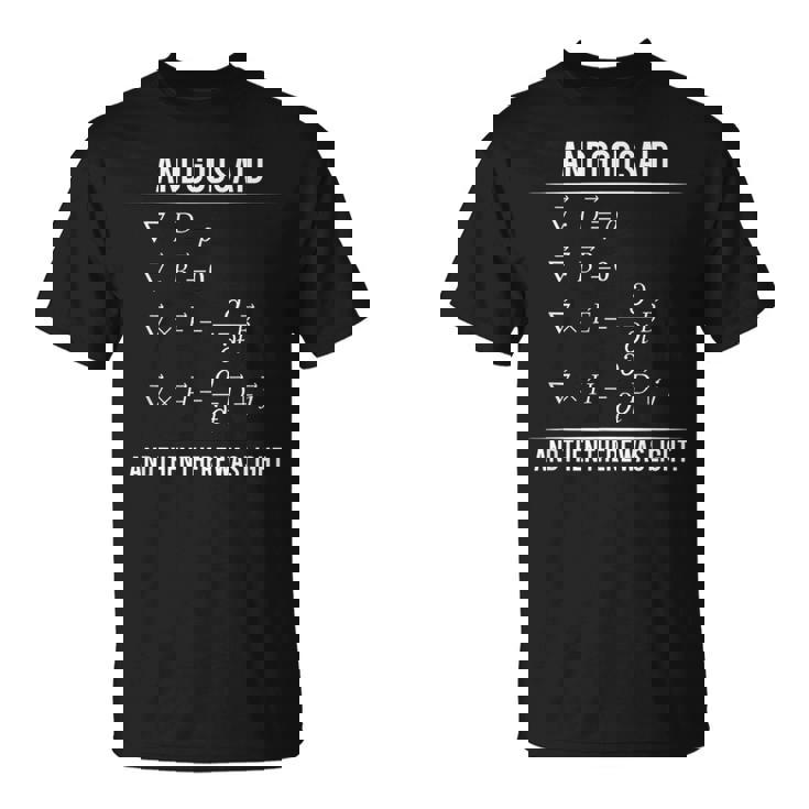 Godaid Maxwell Equations And Then There Was Light Tシャツ