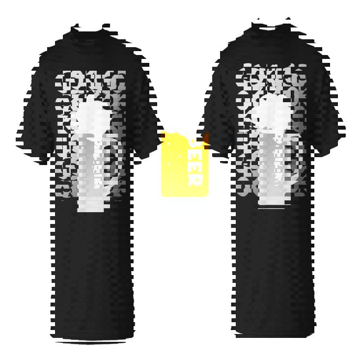 Gokugoku ビール 生ビール 泡 夏 居酒屋 仲間 楽しい 美味しい 爽快 メンズ レディース Tシャツ