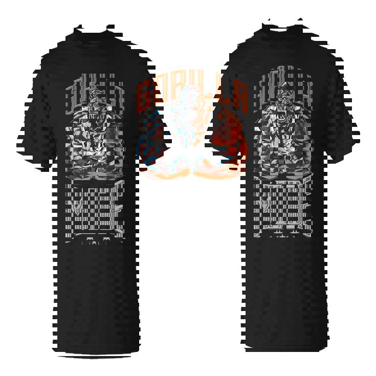 Gorilla ファッションワークアウト ビースト ジム トレーニング フィットネス 筋肉 Tシャツ