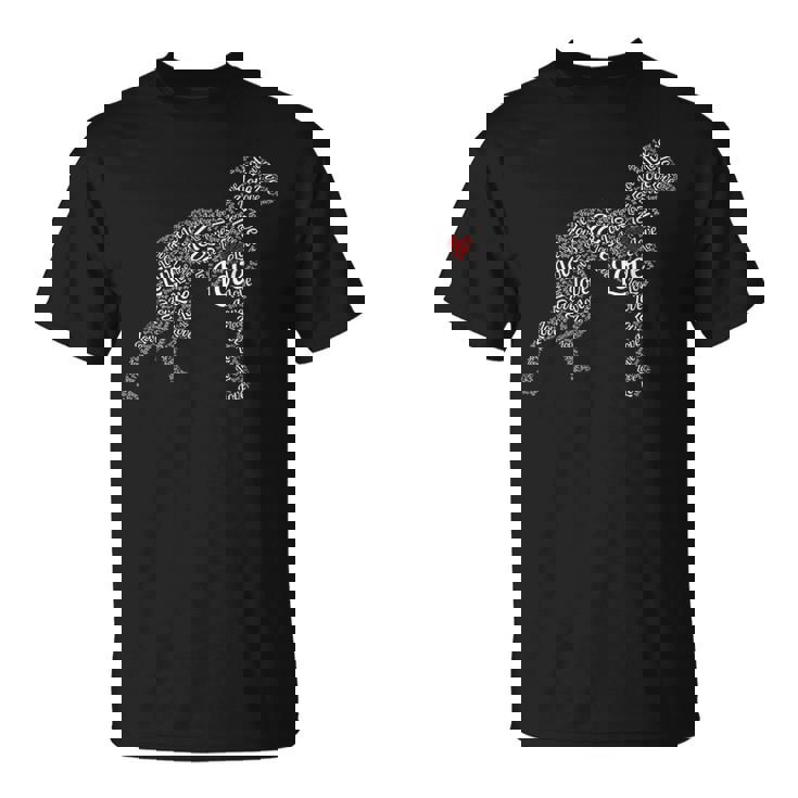 Greyhound I Love Greyhounds Tシャツ