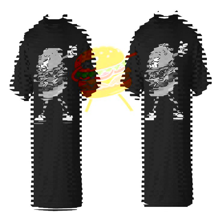 Hamburger チーズバーガー Burger Fast Food Cheeseburger Dabbing Tシャツ