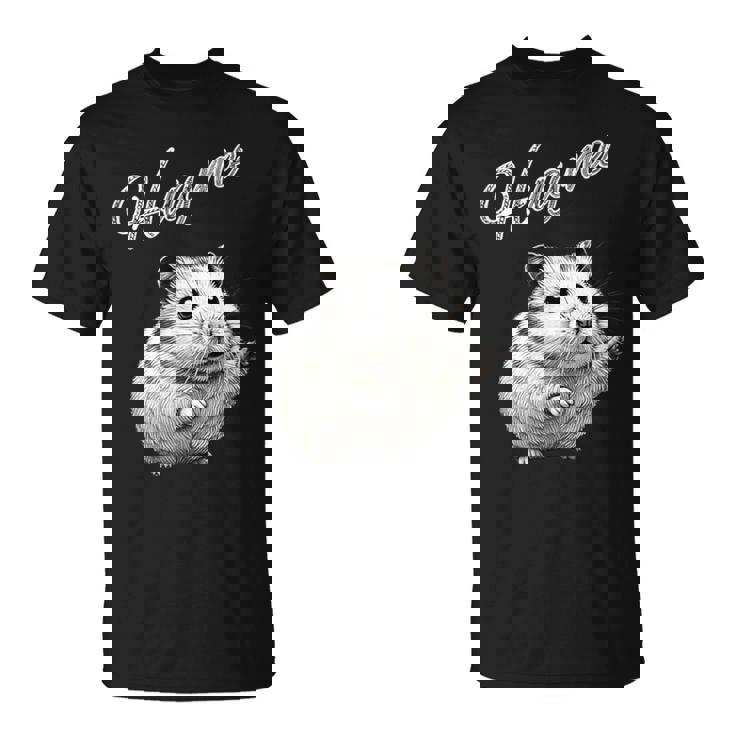 Hug Me ジャンガリアンハムスター アートデザイン 可愛い おしゃれ 動物 齧歯類 Tシャツ