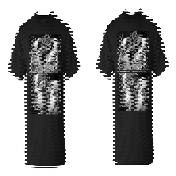 Hypnotic Boston Terriers Weird Eyes Weirdcore Halloween Dogs Tank Top T-Shirt