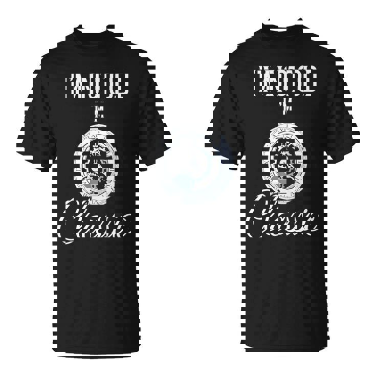 I'm Not Old I'm Classic 面白いヴィンテージ時計 メンズグラフィック 長袖tシャツ Tシャツ