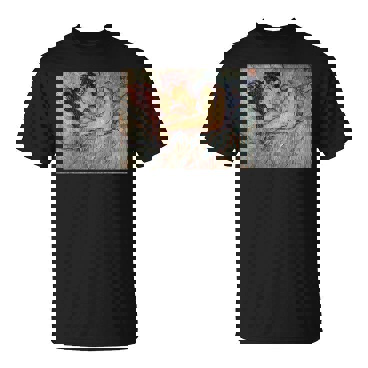 In Bed The Kiss アンリ・ド・トゥールーズロートレック Lgbtq アート Tシャツ