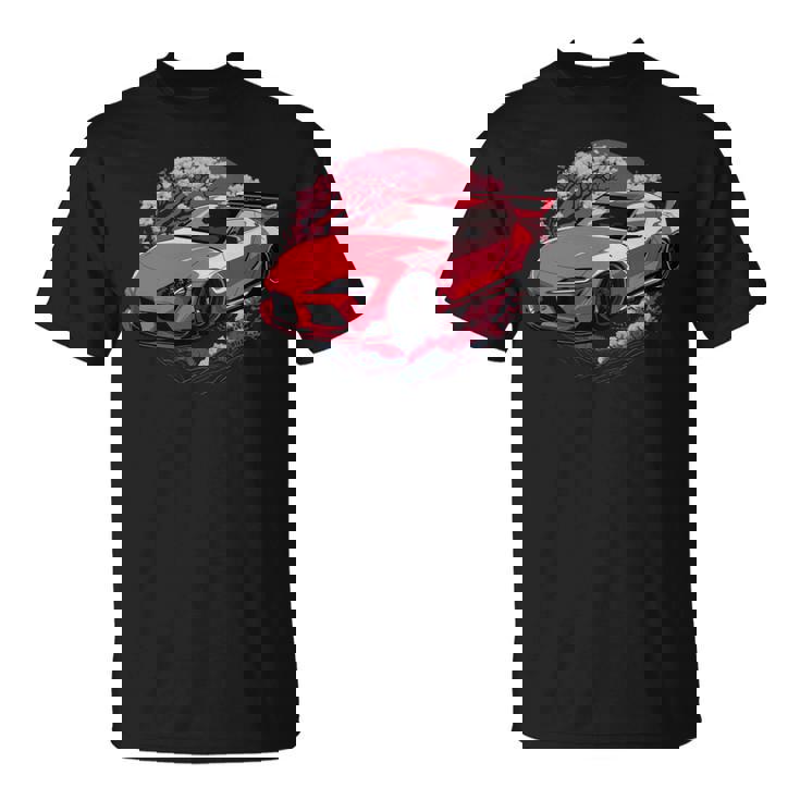 Jdmupra Mk5 Gr 桜 2Jz スタンスグラフィックtシャツ 長袖tシャツ Tシャツ