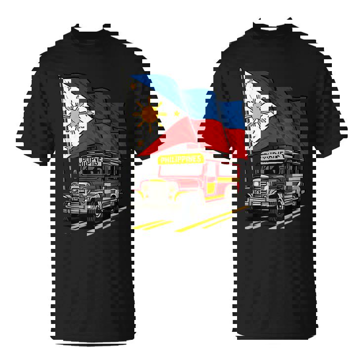 Jeepney フィリピン国旗 誇り高きフィリピンのお土産 Tシャツ