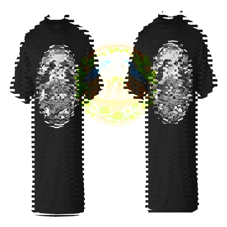 Jolie Hirondelle À Farine Ornithologue Ornithologue Oiseaux Oiseaux De Printemps T-Shirt