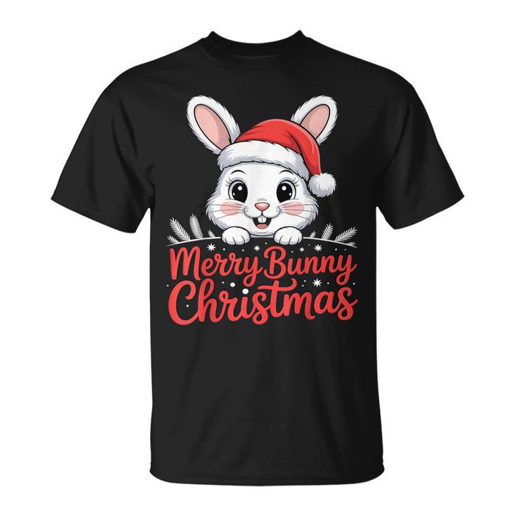 Joyeux Lapin Noël Mignonacances T-Shirt