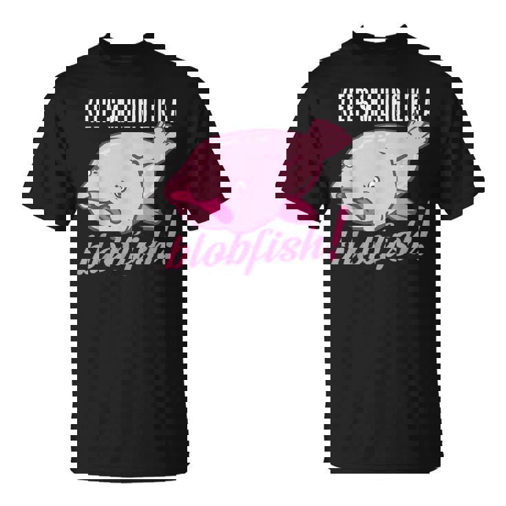 Keepmiling Like A Blobfish デザイン ブログフィッシュファン向け Tシャツ