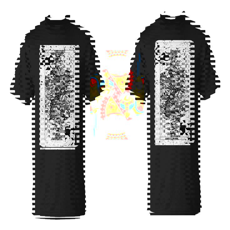 King Ofpades トランプデッキ ヴィンテージレトロスタイル Tシャツ