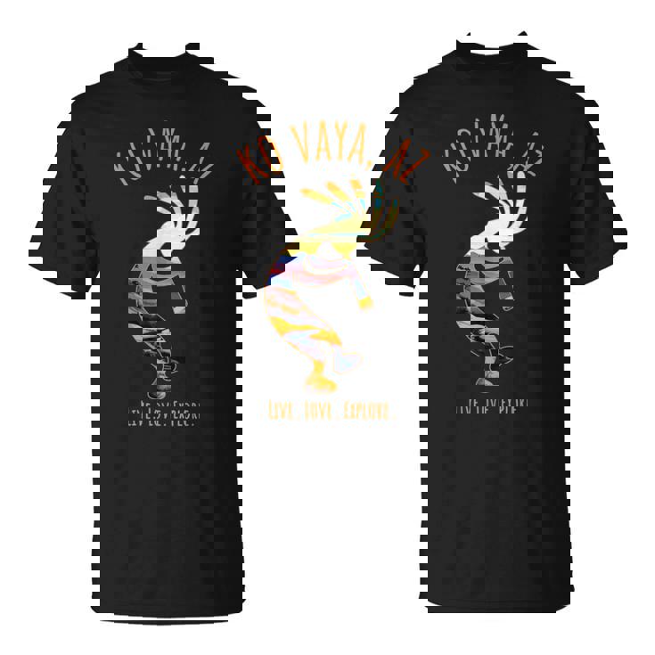 Koaya アリゾナ Usa ダンシング ココペリ 南西部デザイン Tシャツ