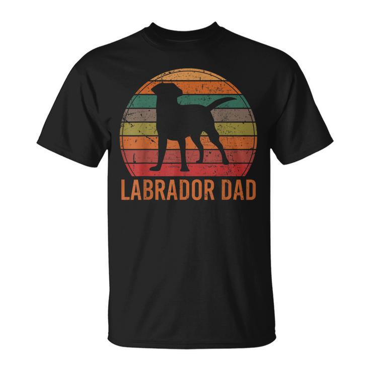 Labrador Papà Labbi Retriever Cane Razza Proprietario Maglietta