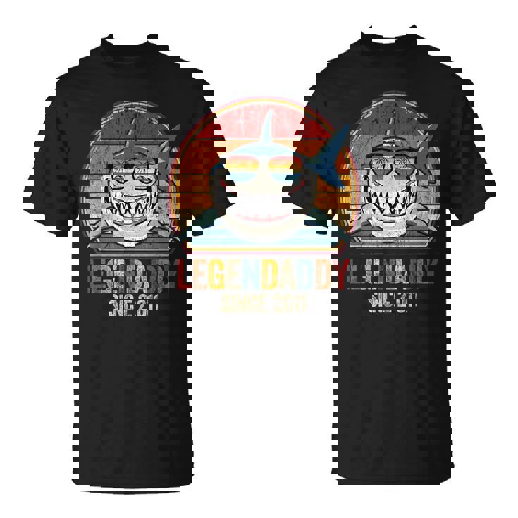 Legendaddy Dal 2011 Papà Papà Festa Del Padre Maglietta