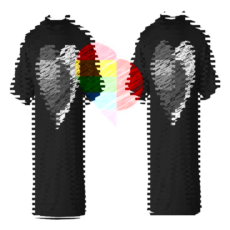 Lgbtq Japan ゲイプライド ハート ゲイとレズビアンの愛 Lgbt Tシャツ