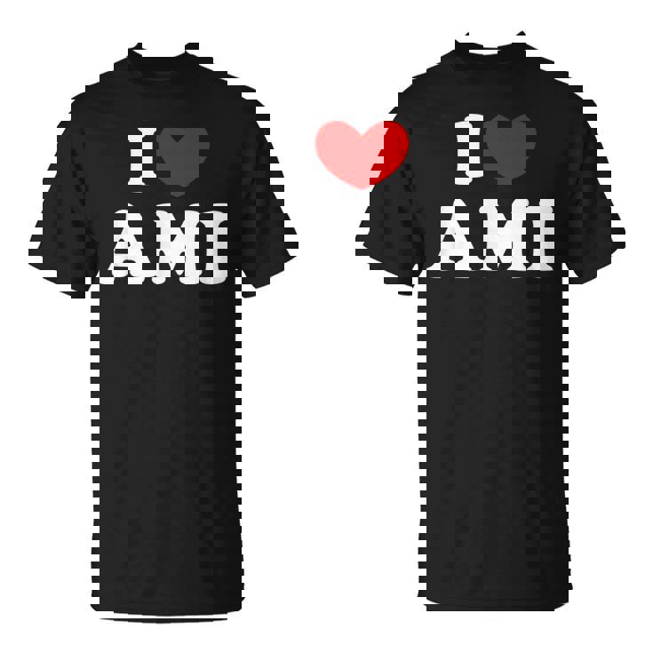 I Love Ami 私は愛する Ami Tシャツ