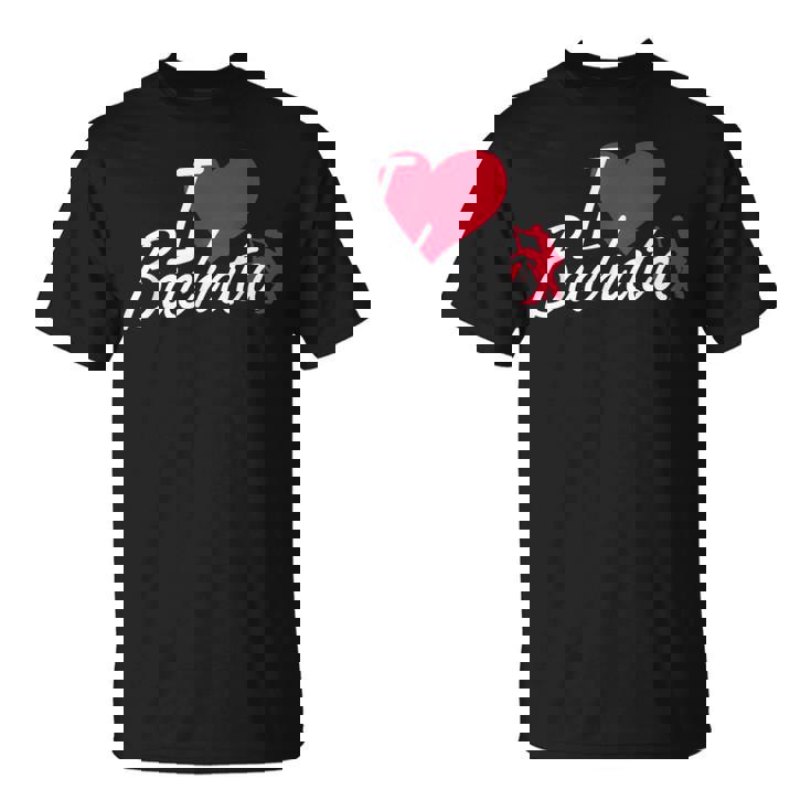 I Love Bachata Latin America ドミニカダンスレッスン Tシャツ