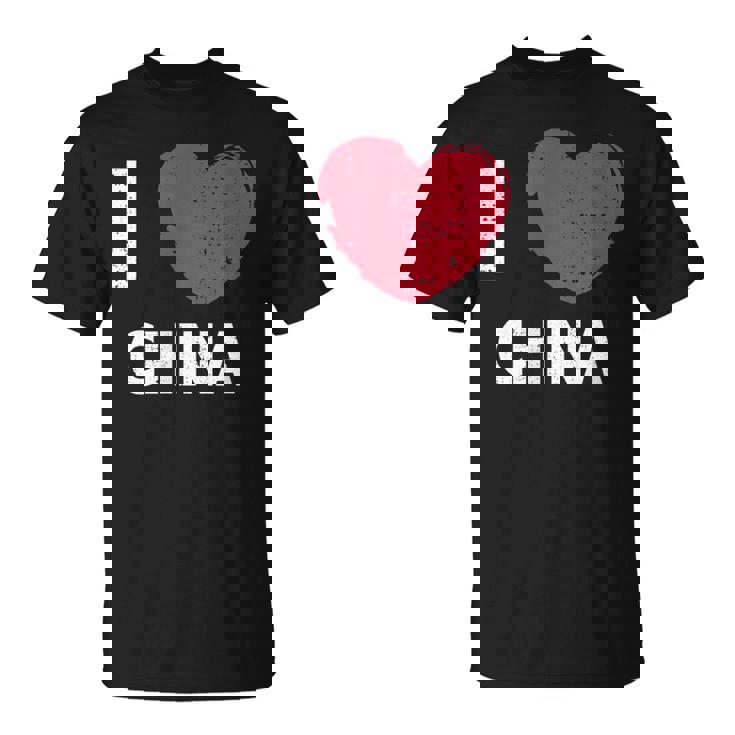 I Love China I Love China デザイン Tシャツ