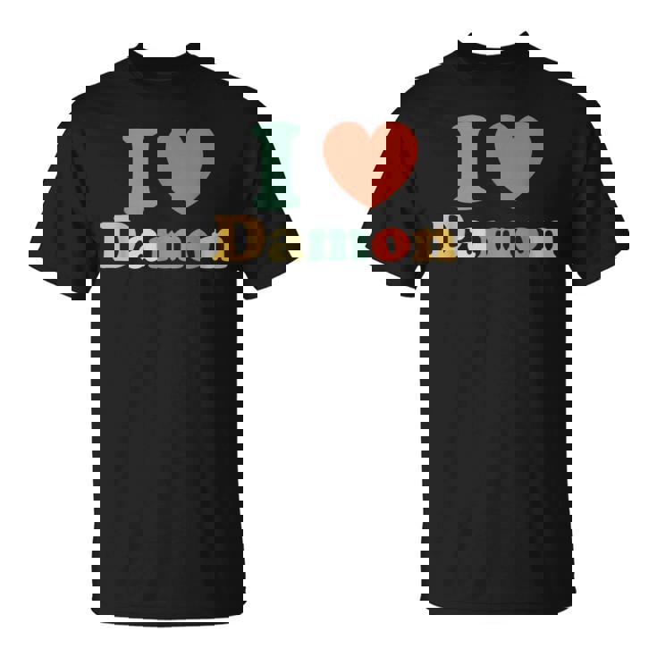 I Love Damon I Heart Damon レッド ハート バレンタイン Tシャツ