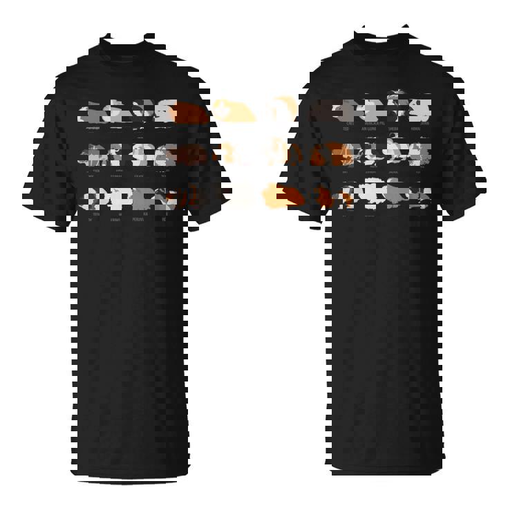 I Love Guinea Pig モルモット種tシャツ 長袖tシャツ Tシャツ