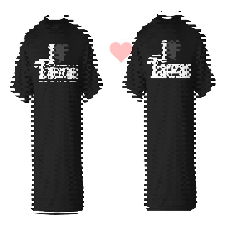 I Love Heart 台湾フォルモサ 台湾文化 長袖tシャツ Tシャツ