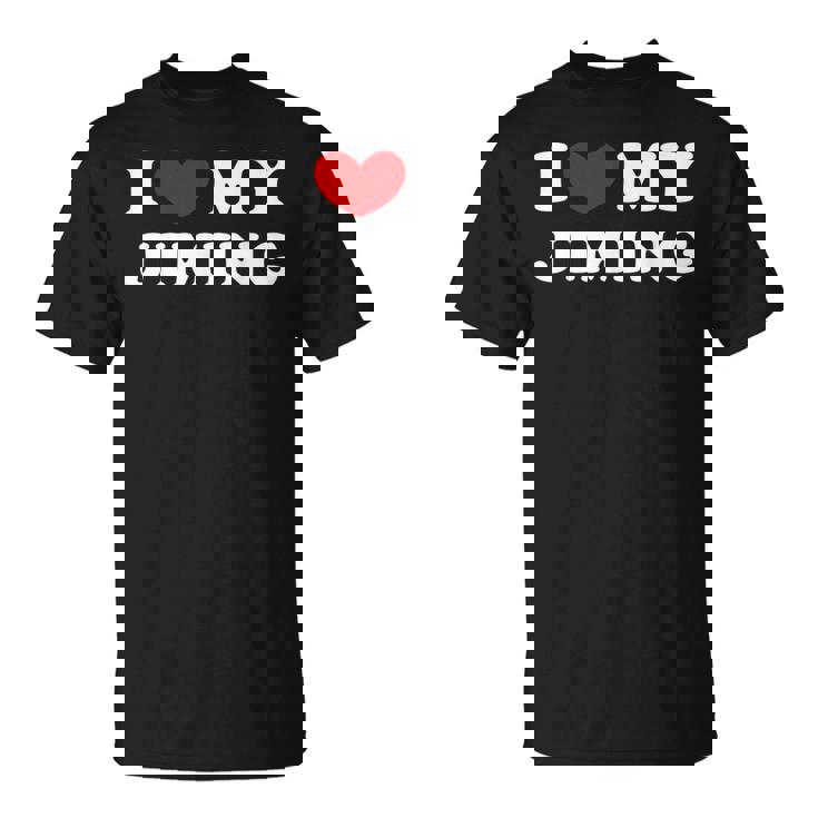 I Love My Jiming 私はジミンが大好きです Tシャツ